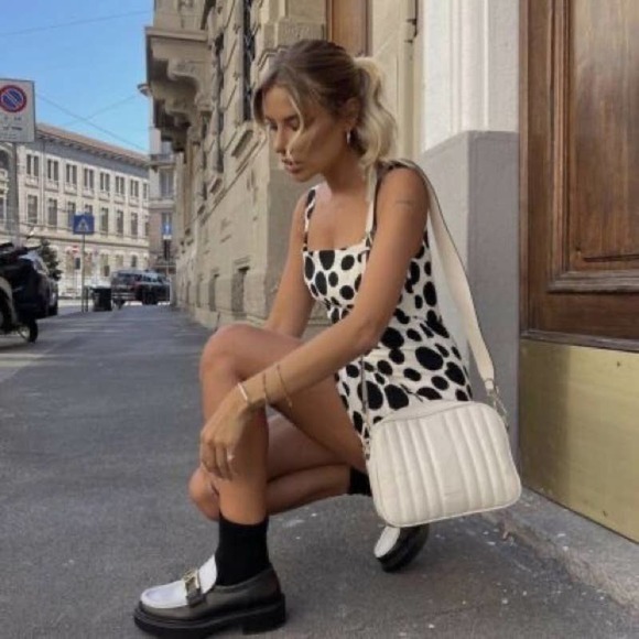 Zara Studio Limited Edition Polka Dot Mini Dress - Picture 10 of 10